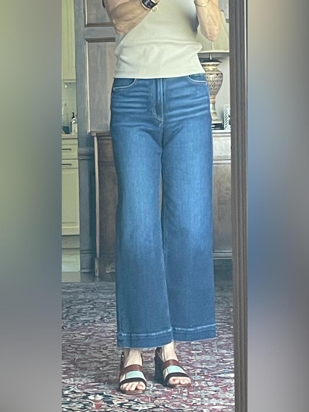 Paige High-Rise Wide Leg Women’s Jeans - Blue